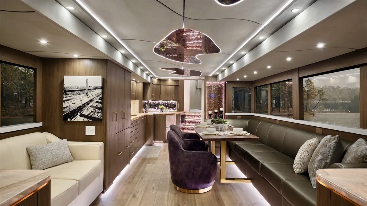 Zenith dining and lounge interior