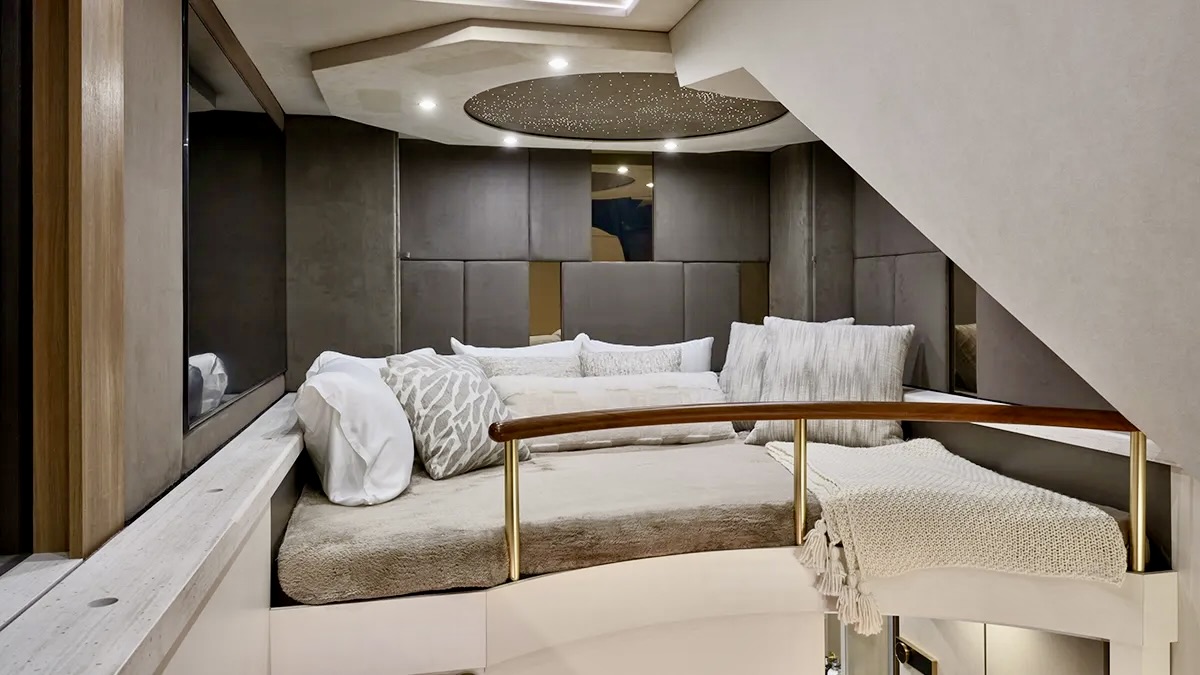 Zenith vanity and bedroom view