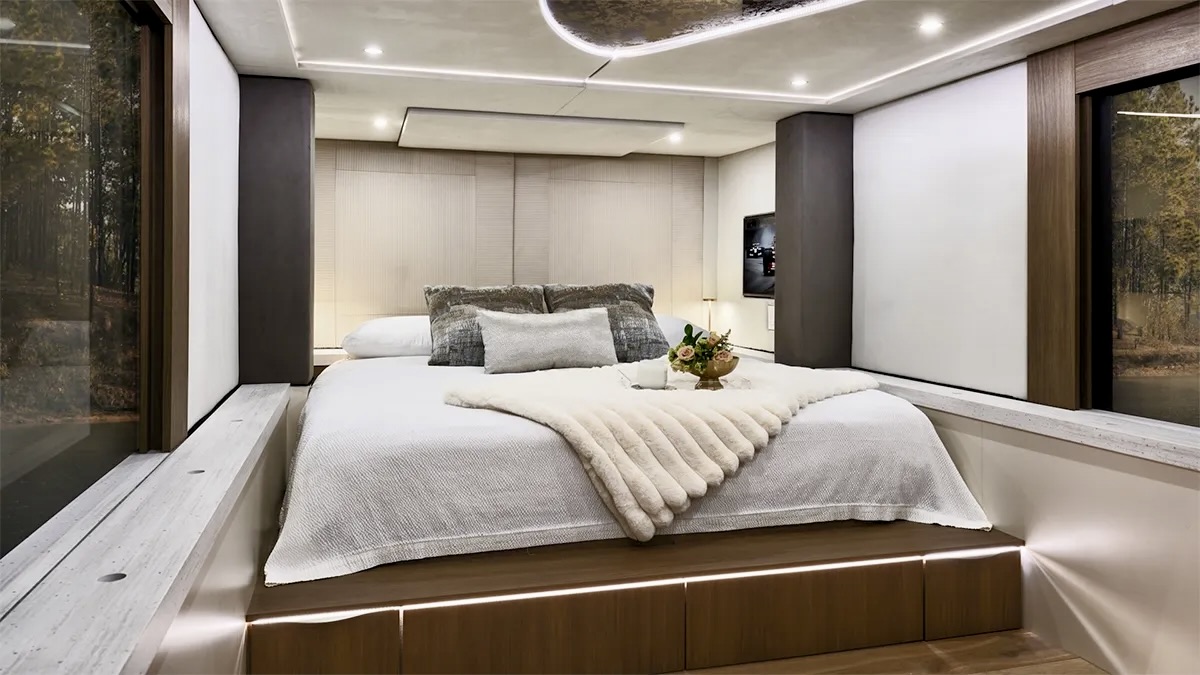 Zenith upper lounge ladder detail